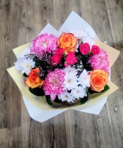 Sunset Lavender & Peach Bouquet