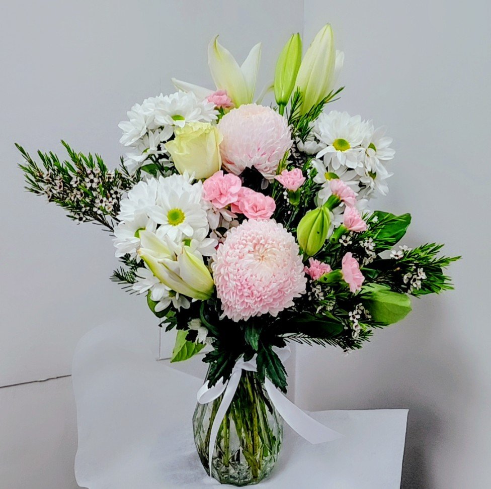 Serene White Elegance - Flower Delivery in Adelaide